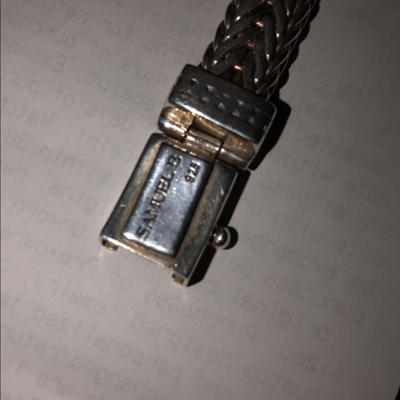 SAMUEL B JEWELRY 925 bracelet 88 grams! - Picture 6 of 6
